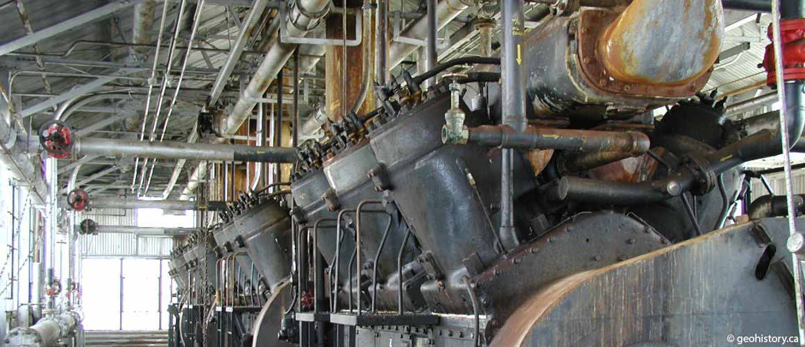 Turner Valley Gas Plant V6 compressors